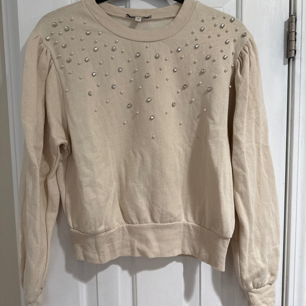 Express Beaded Sweatshirt